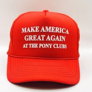 Make American Great Again Red SnapBack Hat At The Pony Club PRIDE LGBTQ